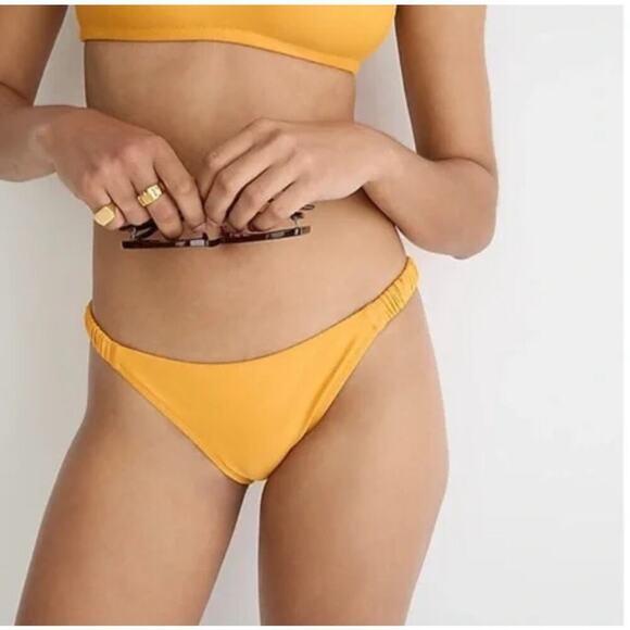 NWT J. Crew Scrunchie Strap Full-Coverage Bikini Bottom Swim Surf Paddle Sz XXS - Picture 1 of 4